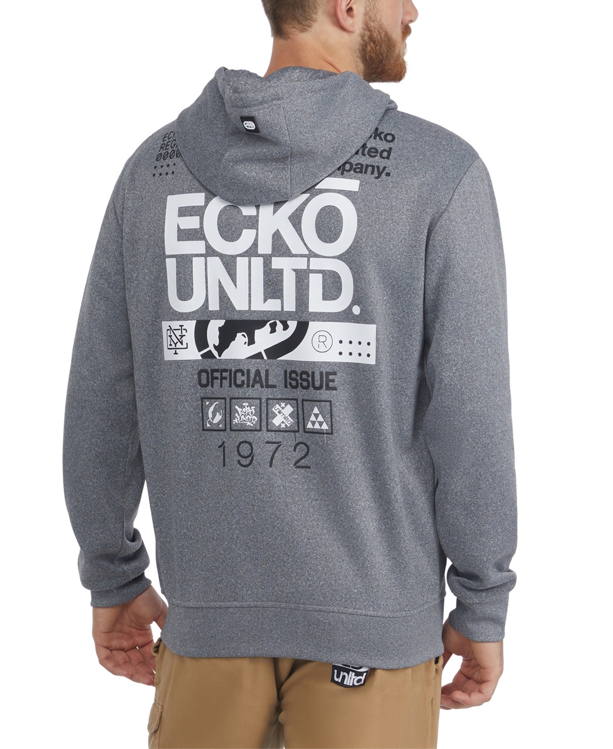 Shop Ecko Unltd Ecko Men's Urban Pullover Hoodie In Black