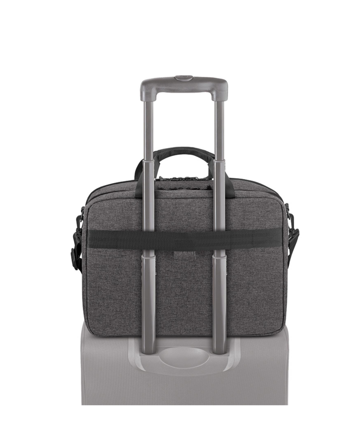 Shop Solo New York Voyage Briefcase In Gray