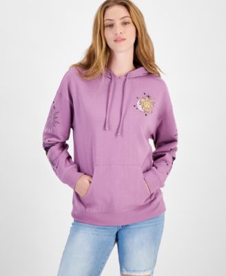 Rebellious One - Juniors' Celestial Graphic Sweatshirt