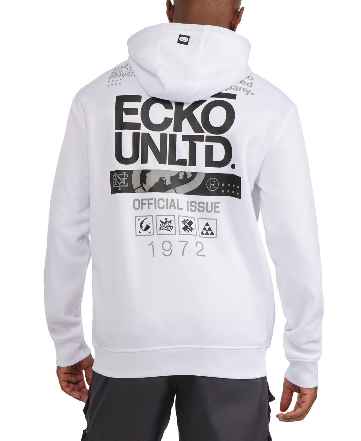 Shop Ecko Unltd Ecko Men's Urban Pullover Hoodie In Grey Marled