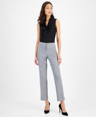 Women's Stretch Crepe Slim Leg Pant, Regular & Petite 