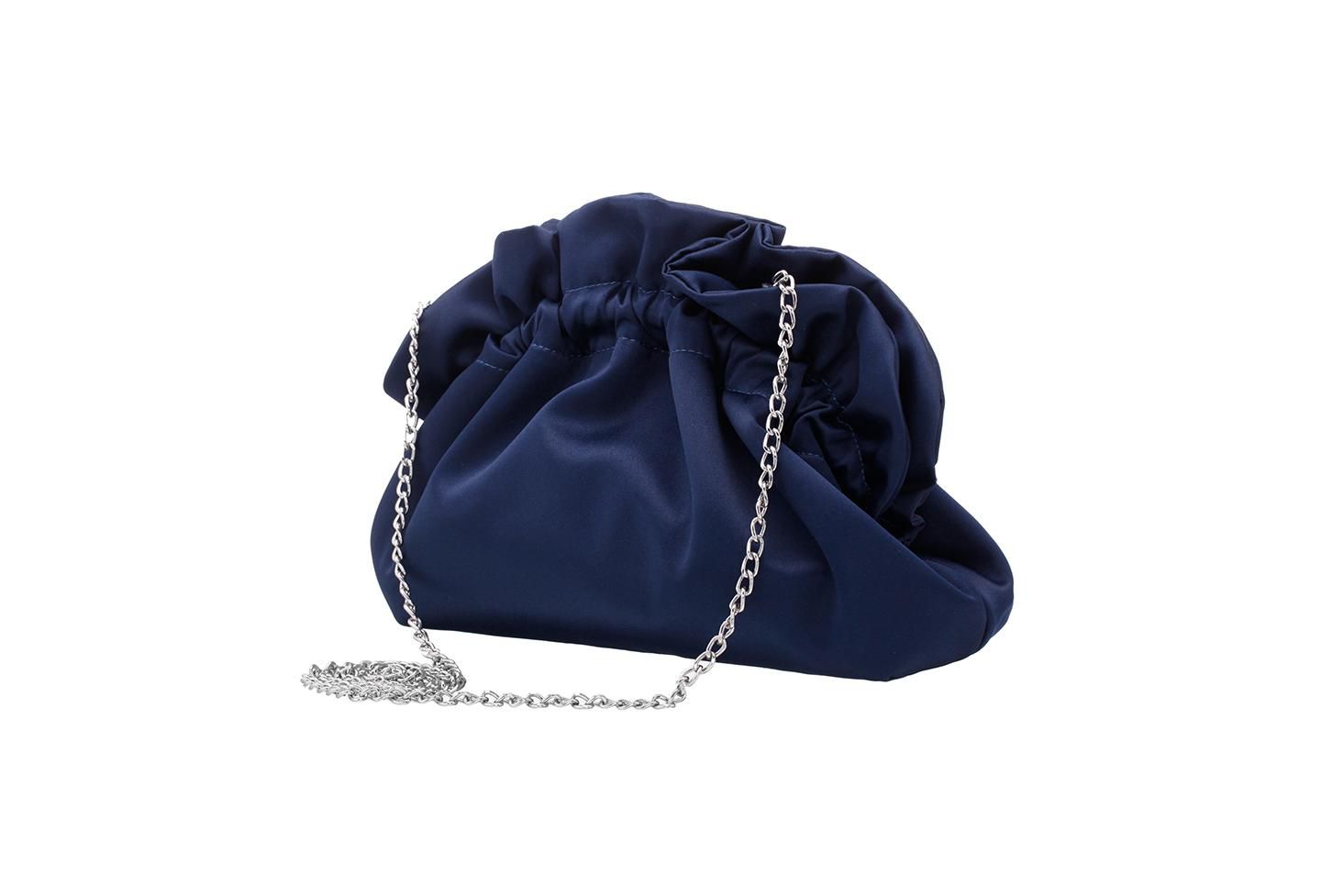 Женская сумка Nina Satin Gathered Crossbody Pouch, цвет: Чёрный — фото 14