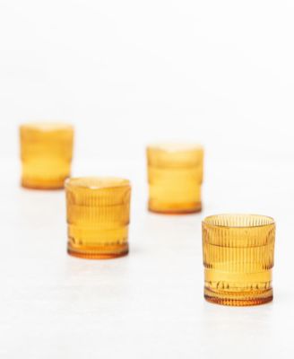 NoHo Double Old-Fashioned 9.85-oz. Glasses, Set of 4