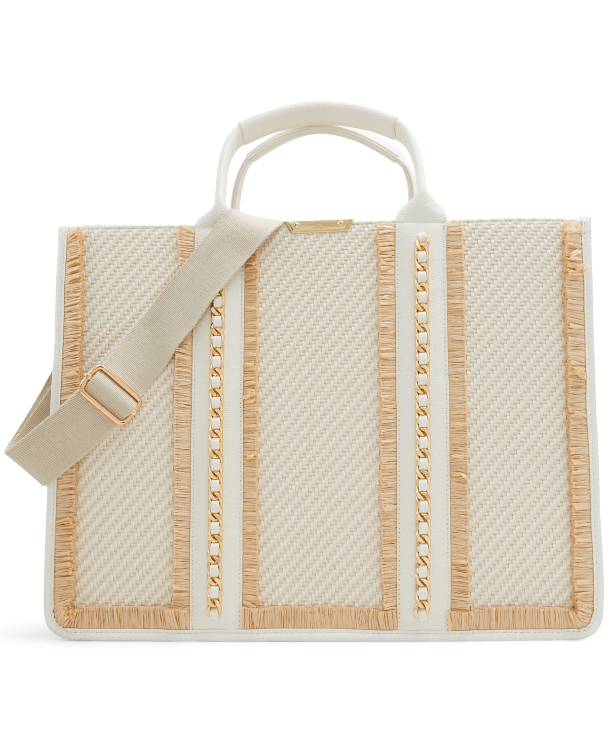 Shop Aldo Avelinex Synthetic Medium Satchel Bag In Natural