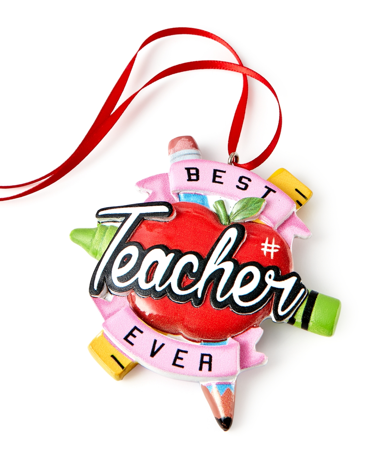 Macy's Holiday Lane All About You Best Teacher Ornament, Exclusively At  In No Color