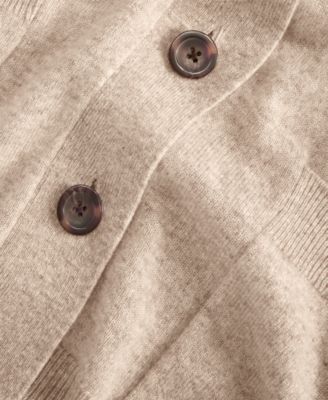 Plus Size 100% Cashmere Button-Front Cardigan, Macy's Exclusive