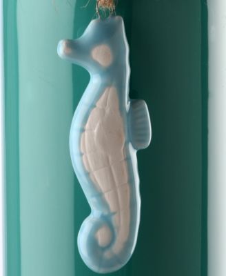 9 Porcelain Vase with Seahorse