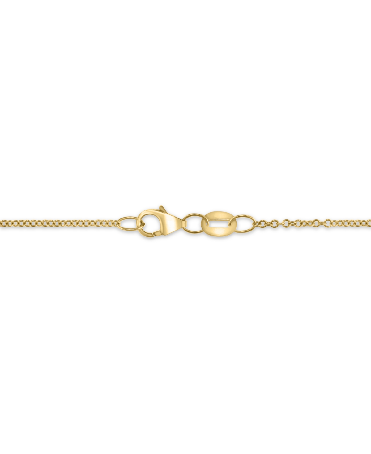 Effy Collection Effy Diamond (1/2 Ct. T.w.) & Ruby Accent Snake 16" Pendant Necklace In 14k Gold In Yellow Gol