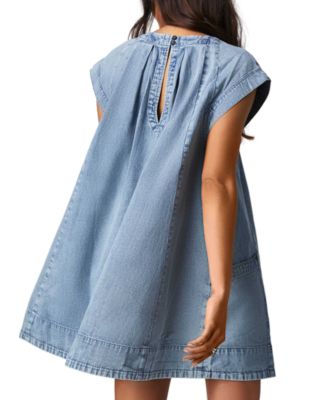 Free People Women's Marcel Denim Mini Dress - Macy's