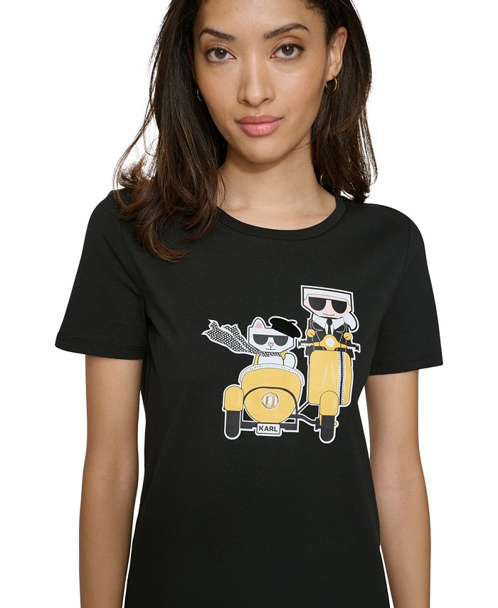 Karl Lagerfeld Tshirt Choupette Orange main image 1