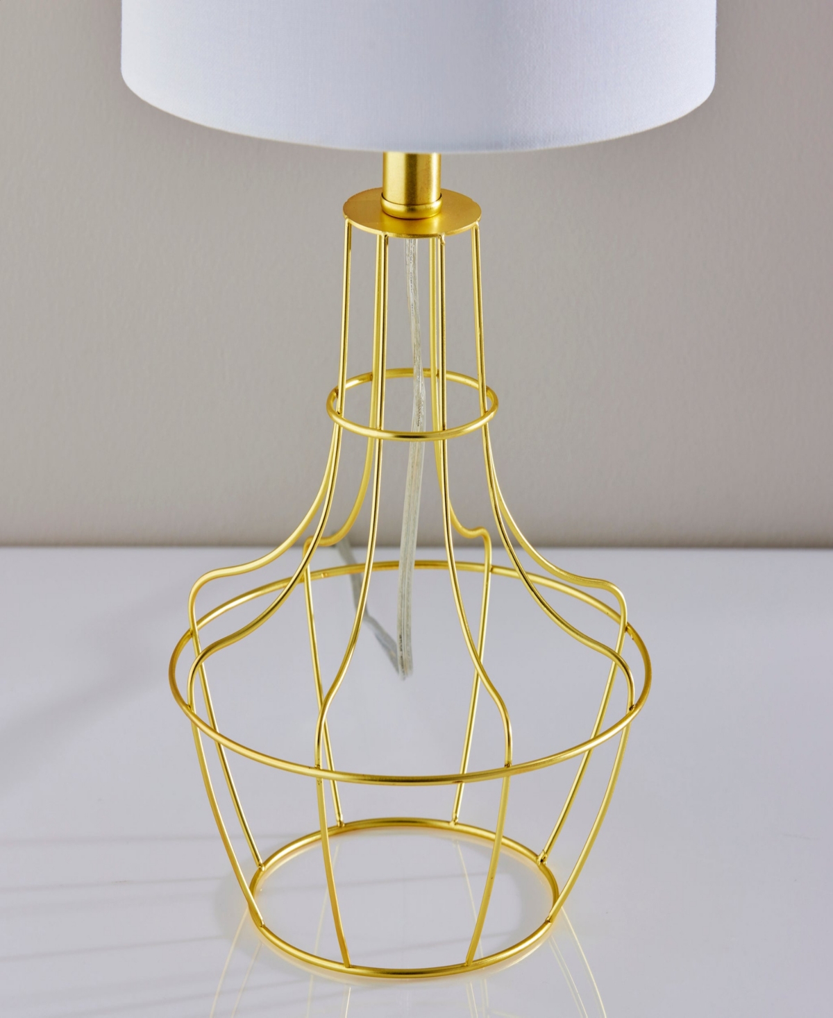 Adesso 18.75" Stella Set Of 2 Table Lamps In Antique-like Brass