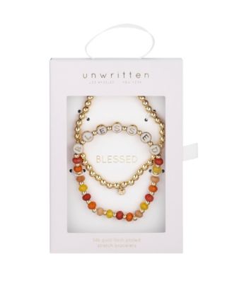 Multi Sunburst Quartz Blessed Stone and Beaded Stretch Bracelet Set