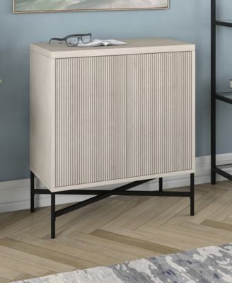 Brighton 28" Wide Rectangular Accent Cabinet in Alder White