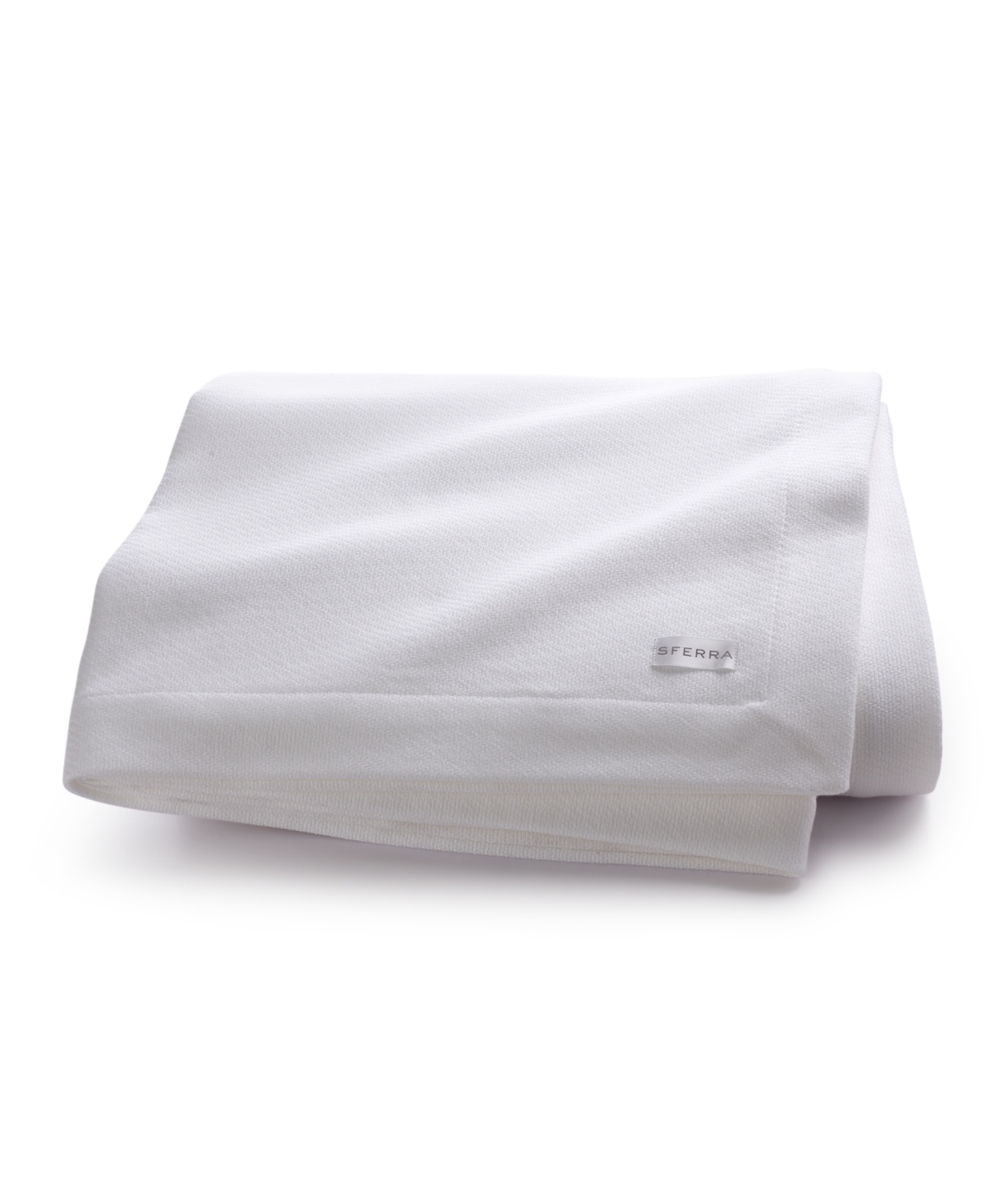 Sferra Allegra Cotton Blanket, Twin In Gray
