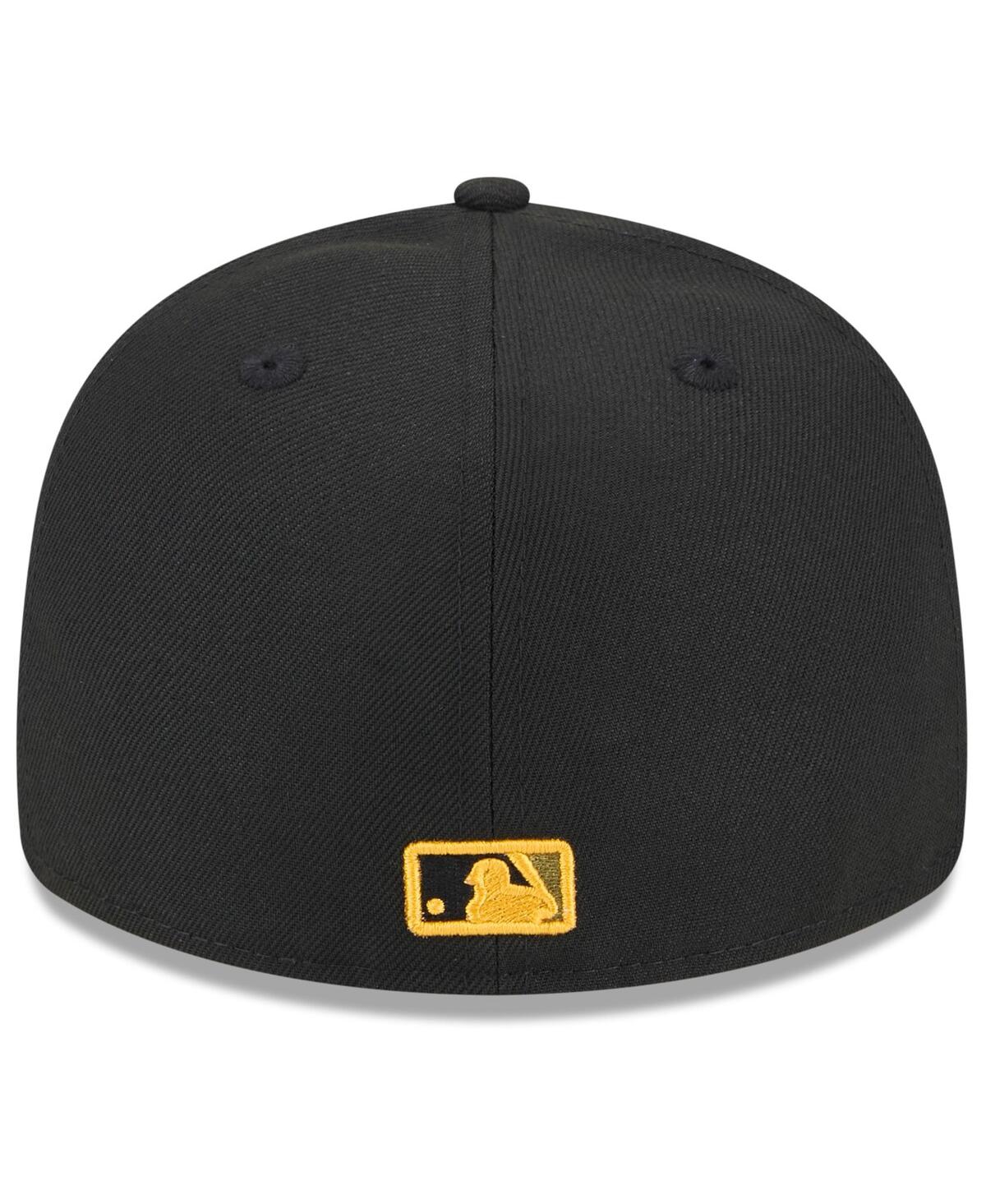 New Era Men's Black Atlanta Braves 2024 Armed Forces Day Low Profile 59fifty Fitted Hat In Black