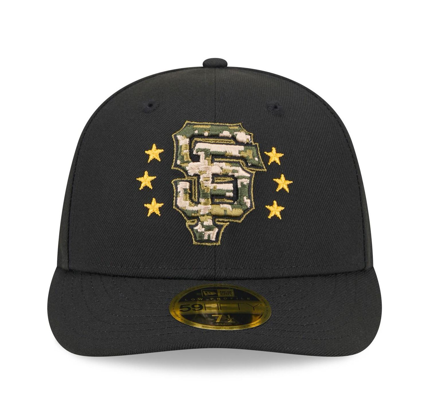 Men's Black San Francisco Giants 2024 Armed Forces Day Low Profile 59FIFTY Fitted Hat