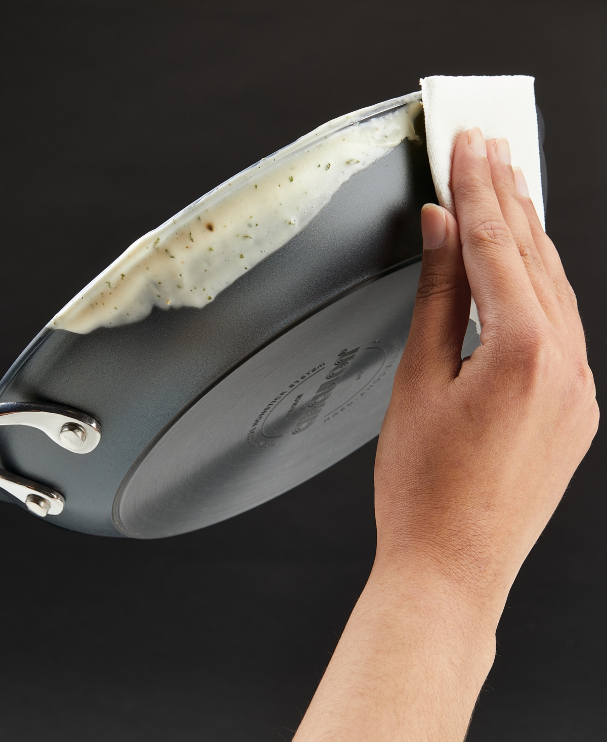 CIRCULON ELEMENTUM HARD-ANODIZED ALUMINUM 12" FRYING PAN WITH LID