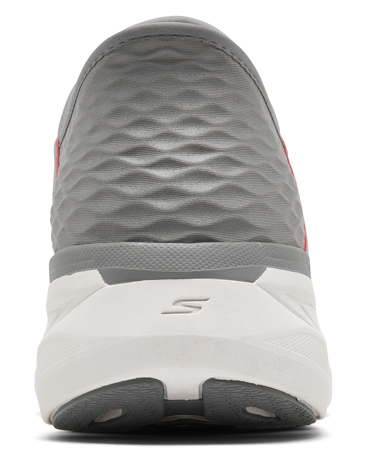 Shop Skechers Men's Max Cushioning Premier Running And Walking Sneakers From Finish Line In Grey,red