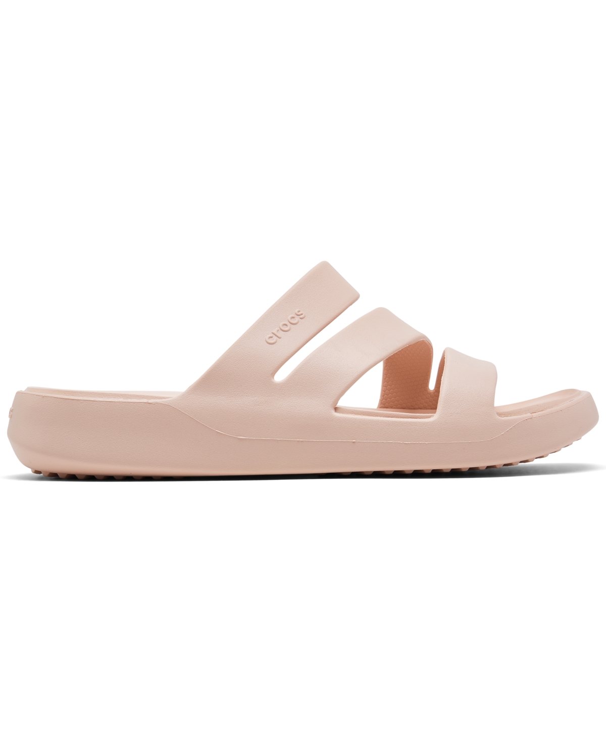Crocs Getaway Strappy Slide Sandal In Neutral