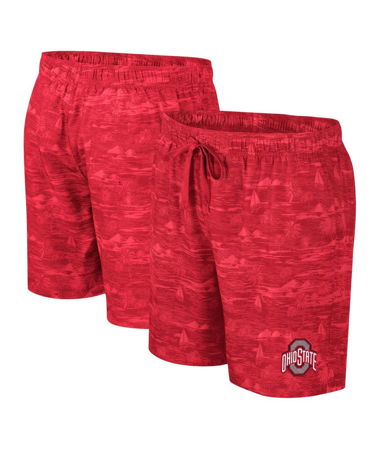 Shop Colosseum Men's Scarlet Ohio State Buckeyes Ozark Swim Shorts
