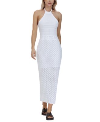 Frye - Women's Crochet Halter Maxi Dress