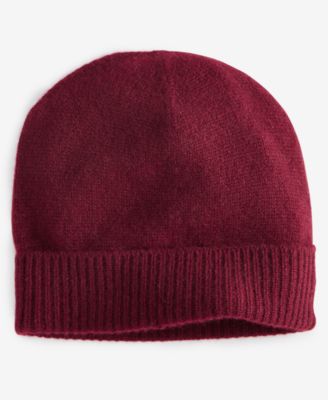 100% Cashmere Cuffed Beanie, Created for Macys