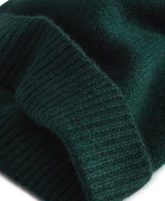 100% Cashmere Cuffed Beanie