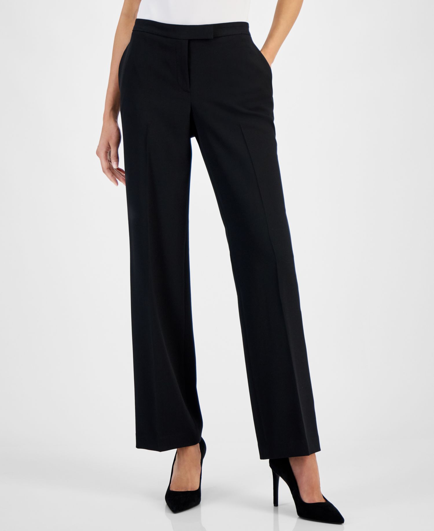 Women's Claire Mid-Rise Straight Leg Trouser