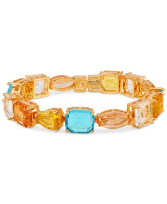 GUESS Mixed Cut Crystal Statement Flex Bracelet 4590₽