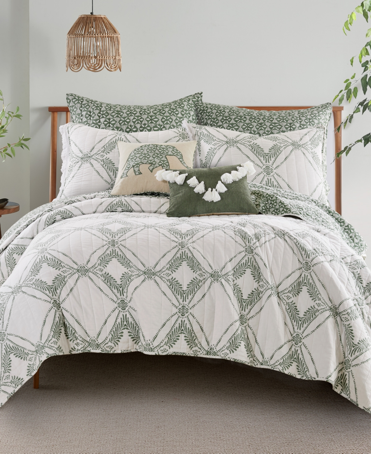 Levtex Home Kemala Reversible 3-pc. Quilt Set, King/cal King In Green