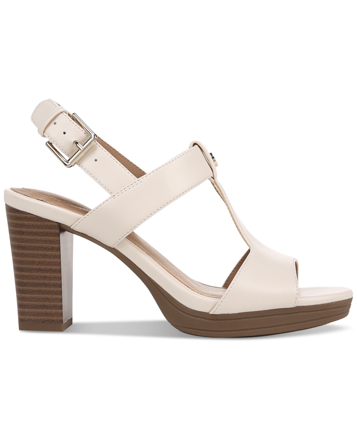 Giani Bernini Women s Paulette Memory Foam Block Heel Platform Dress Sandals Created for Macy s Brown Smart Closet