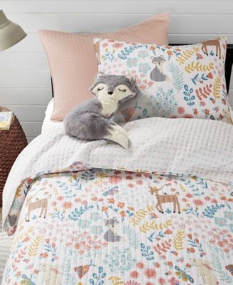 Kids Fancy Forest Reversible 3-Pc. Quilts Set, Full/Queen
