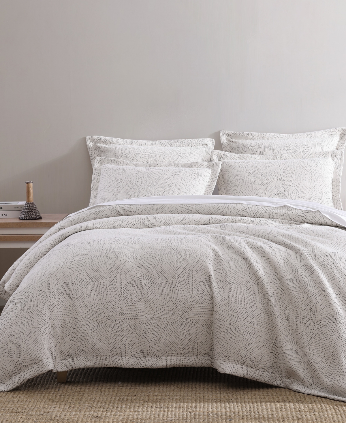Levtex Wesley Textured 3-pc. Duvet Cover Set, King/california King In Cream