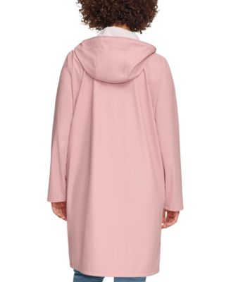Women's Long Hooded Rain Coat