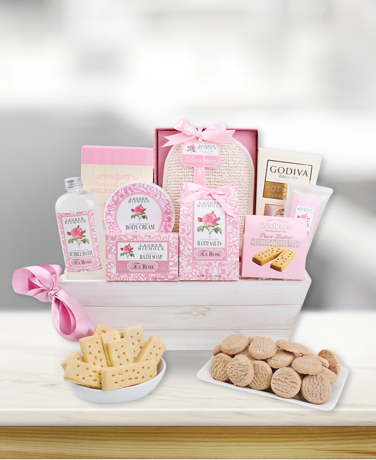 Alder Creek Gift Baskets Alder Creek Roses For Relaxation Gift Basket In Multi,assorted