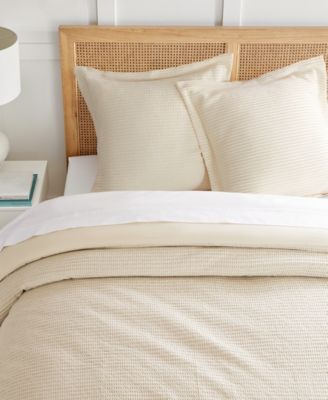 Cloud Waffle 2-Pc. Sham Set, European