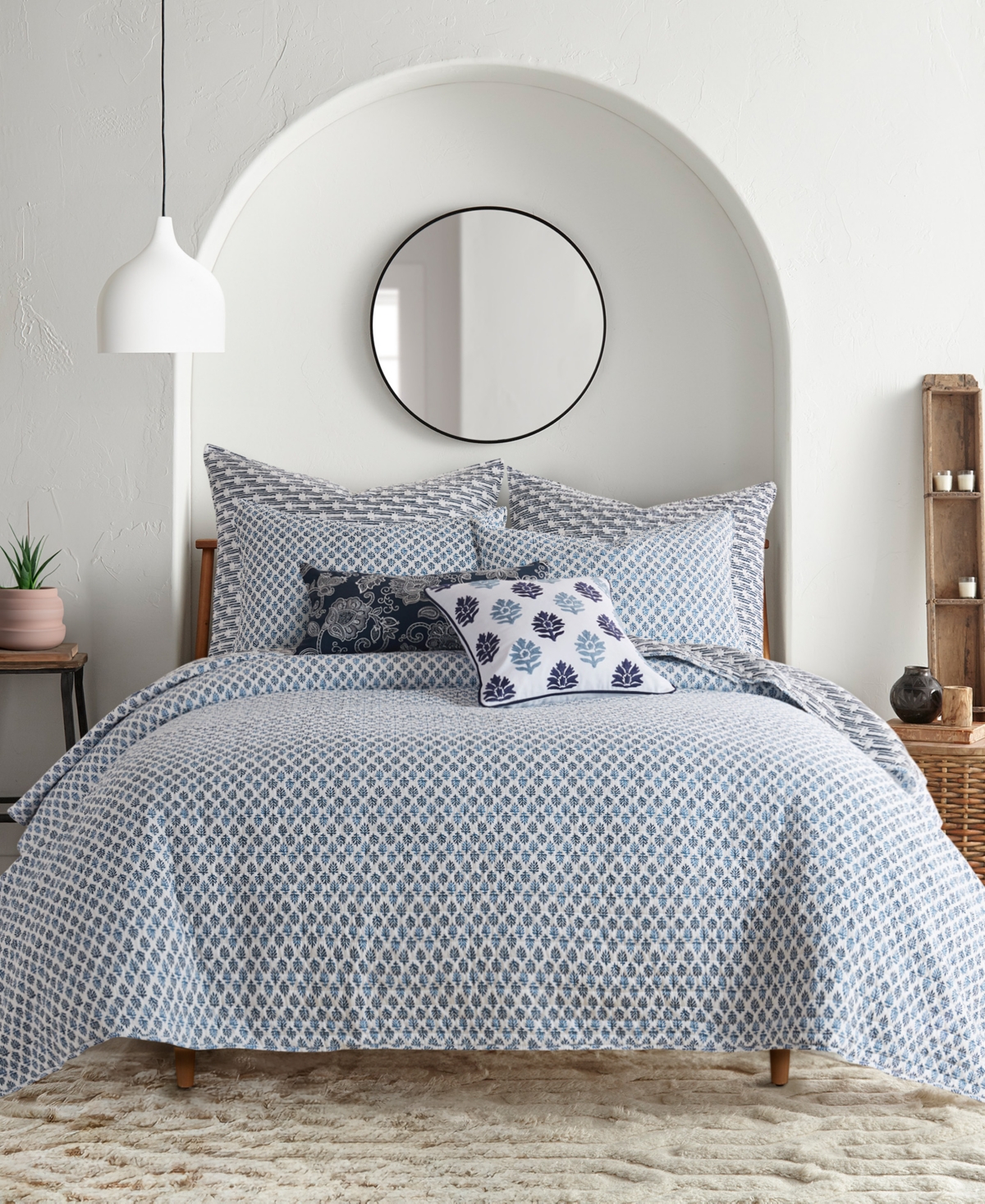 Levtex Aditya Reversible 2-pc. Quilt Set, Twin/twin Xl In Navy
