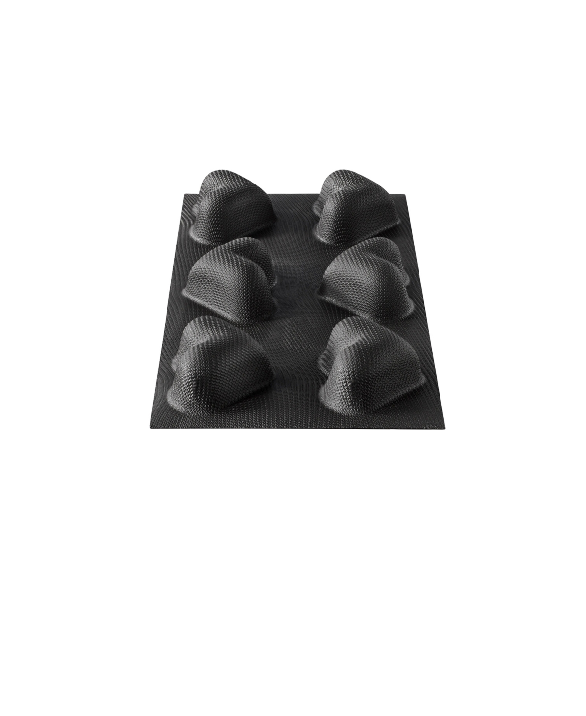 Flexipan Flexpan 6 Heart Mold In Black