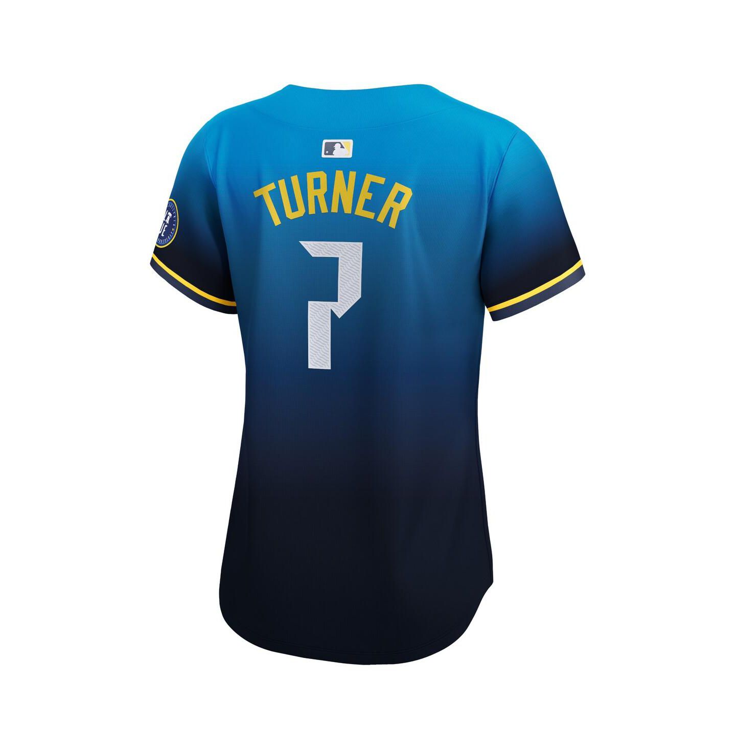 Женский топ Nike Trea Turner Philadelphia Phillies 2024 Limited Player Jersey, цвет: Белый — фото 4