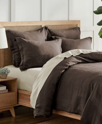 Washed Linen Solid Duvet Cover, Twin/Twin XL