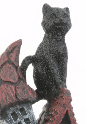 7" Pre-Lit Haunted House Decoration, LED Lights, Halloween Collection