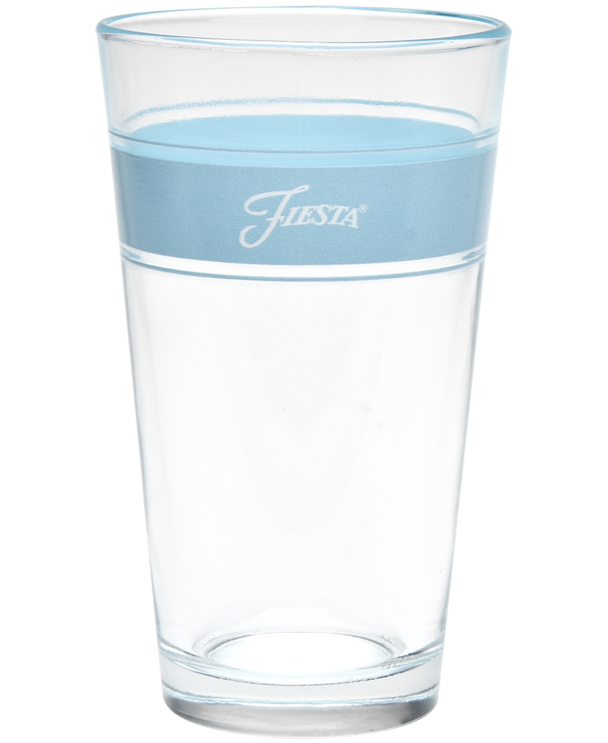 Fiesta Sky Frame 16-ounce Tapered Cooler Glass Set Of 4 In Sky