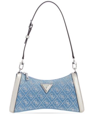 GUESS - Dili Top Zip Denim Shoulder Bag