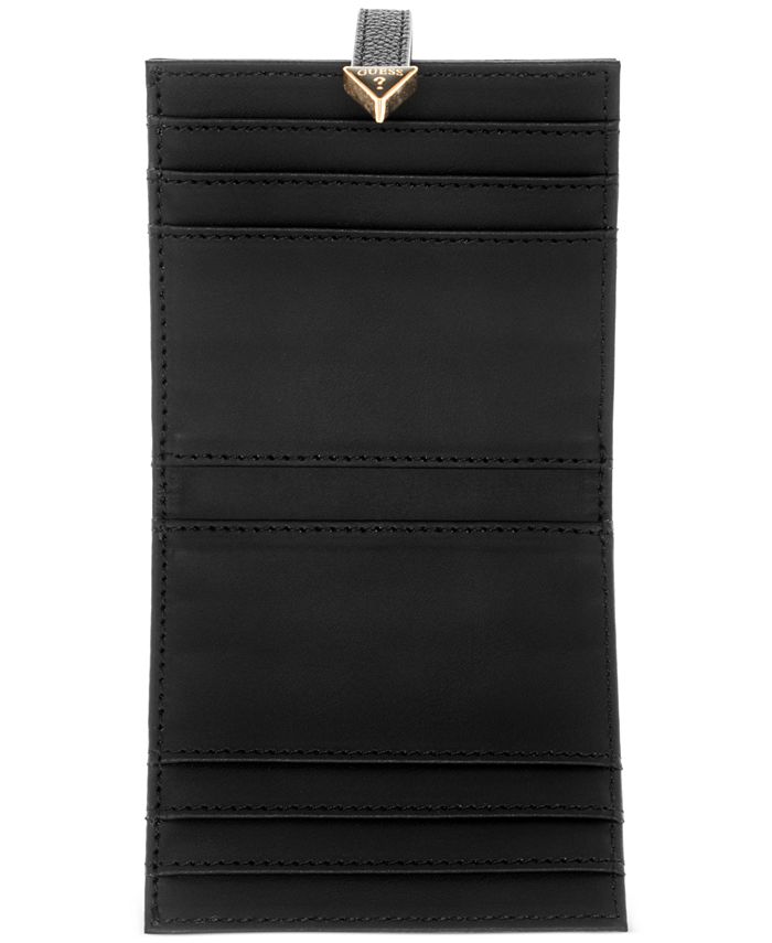 Porte-cartes De Crédit GUESS Laurel - Couleur Taupe (gris), En Polyuréthane, Modèle SWVC8500152 - Neuf Avec étiquettes