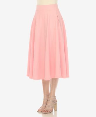 Women's Flared Skirt with Pockets