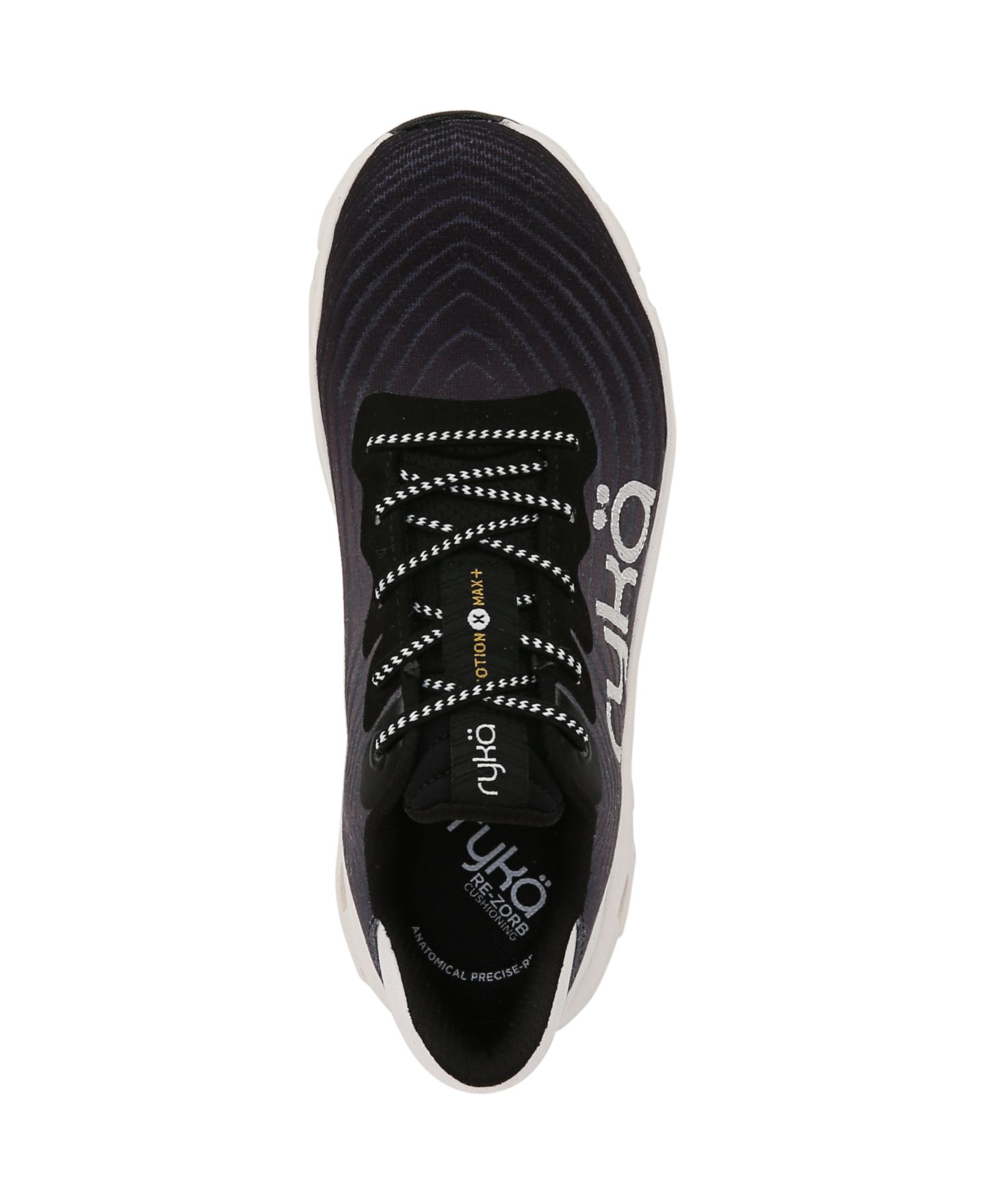 Женские кроссовки Ryka Premium Devotion X Max Plus Lace Up Walking, цвет: Чёрный сетчатый — фото 4