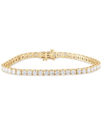 Badgley Mischka Lab Grown Diamond Tennis Bracelet (7 ct. t.w.) in 14k White, Yellow or Rose Gold - Yellow Gold