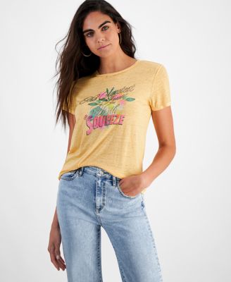 GUESS - Women's Sweetest Fruit Graphic Print T-Shirt