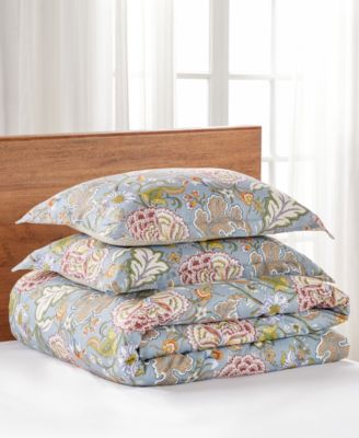 Angelica Reversible 3-Pc. Comforter Set, Full/Queen