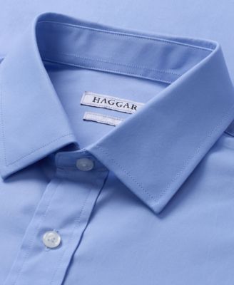 Мужская рубашка Haggar Haggar Mens Big - Tall классического покроя Премиум-класса Комфорт.
